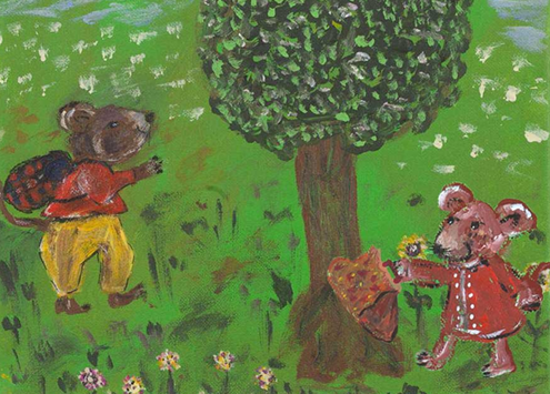 Gem&auml;lde mit Esmeralda (von Cornelia Asal)